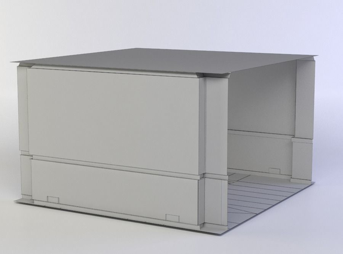 Corridor table with metal frame