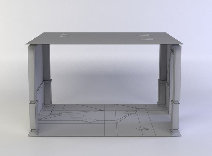 Corridor room with wood flooring and wallpaper