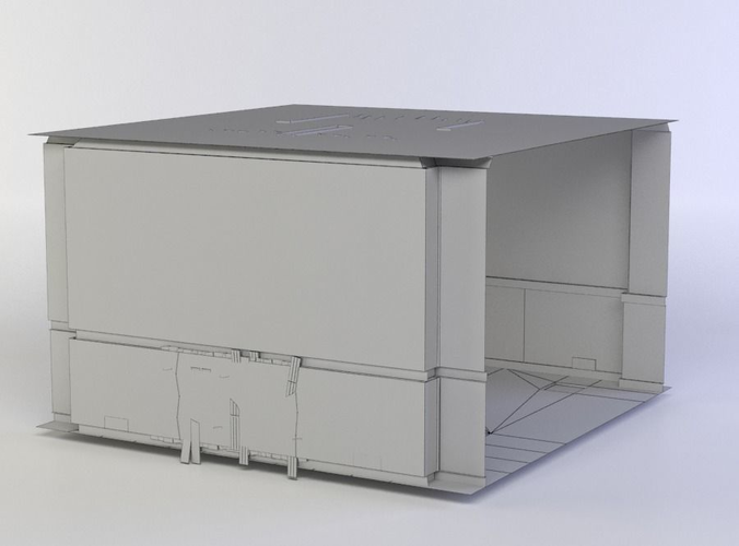 Corridor table with top