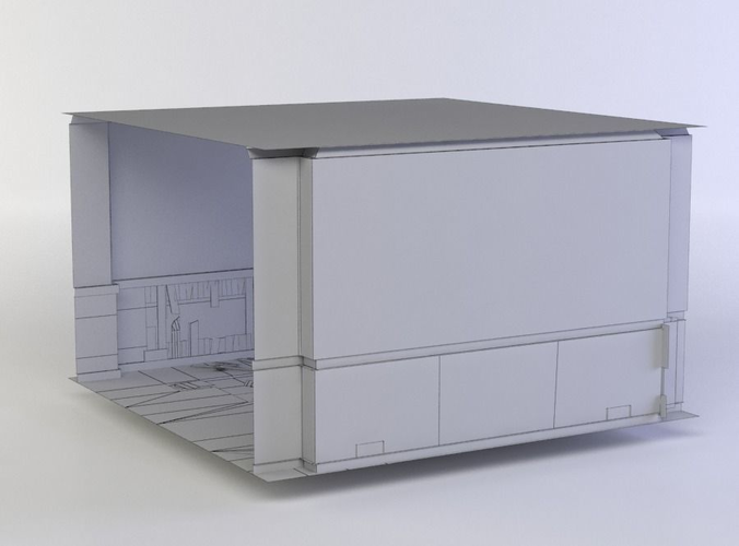 Corridor table with metal frame