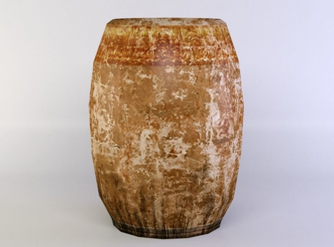Crock wooden barrel