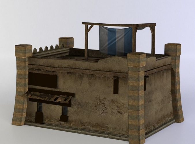 Building castle with roof
