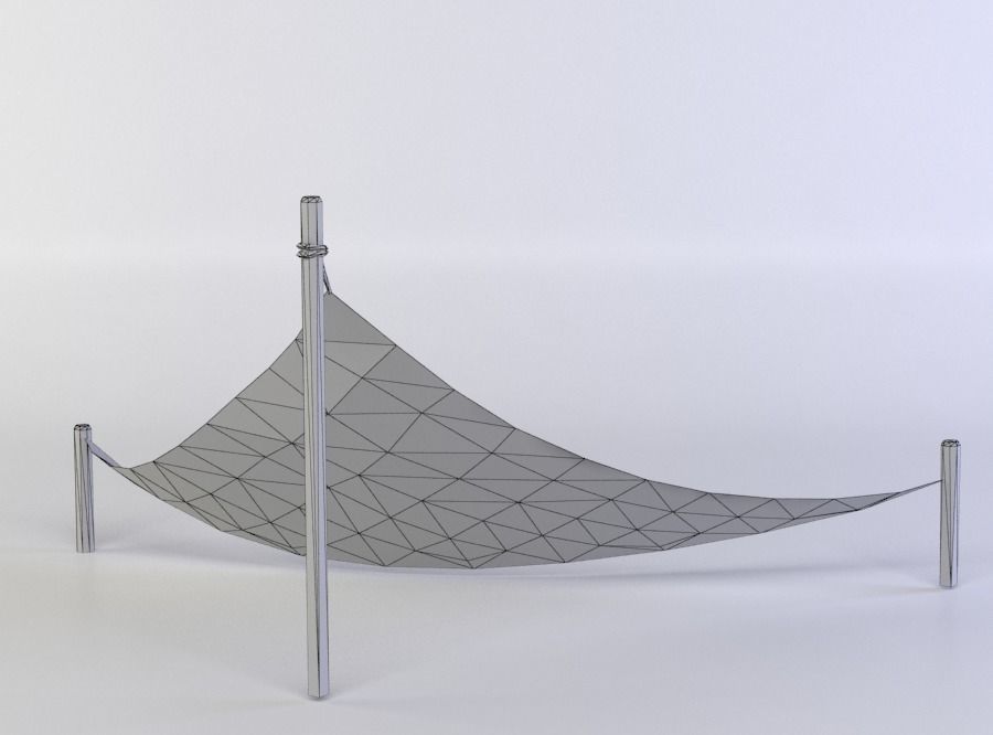 Cover flag of argentina Low-poly 3D model_5