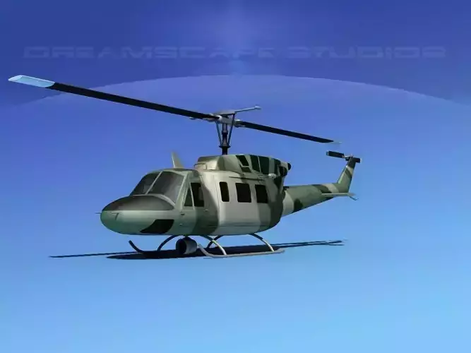 Bell UH-1N Army Forest Gunship