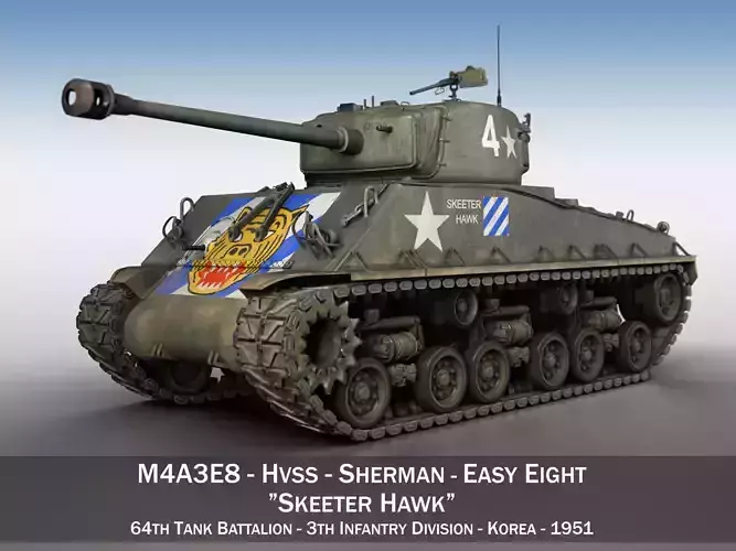 M4A3E8 Sherman - Easy Eight - Skeeter Hawk