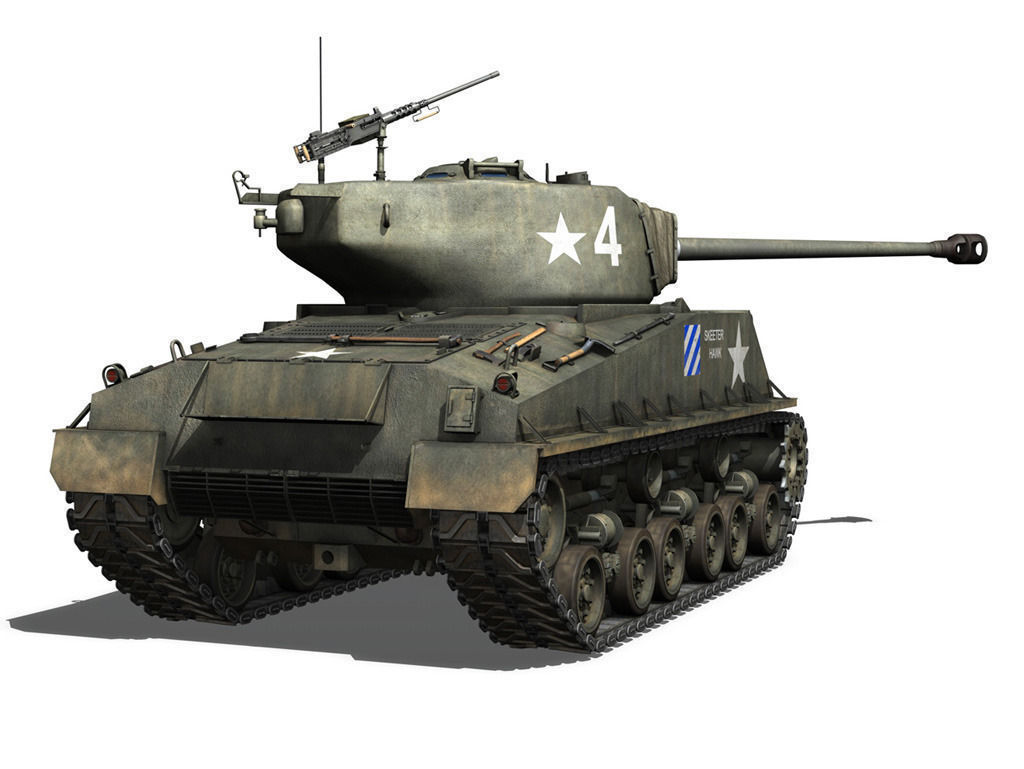 M4A3E8 Sherman - Easy Eight - Skeeter Hawk 3D model_6