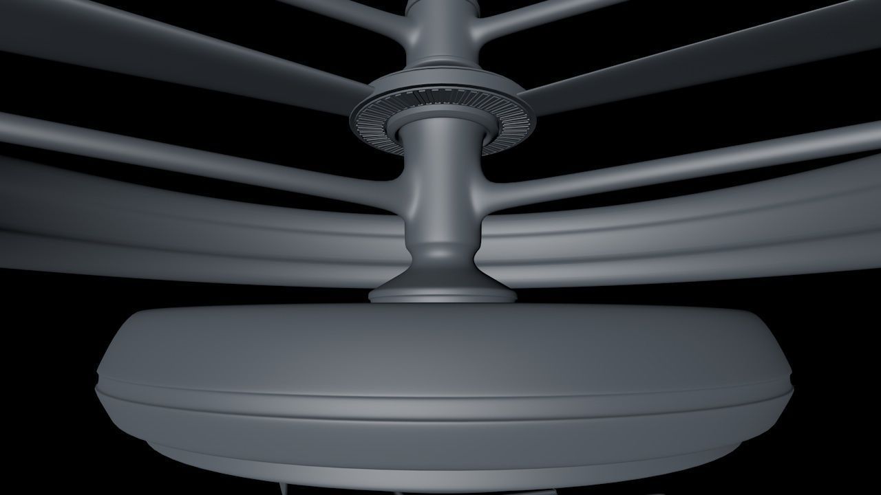 High-End Camera UAV Drone Low-poly 3D model_21