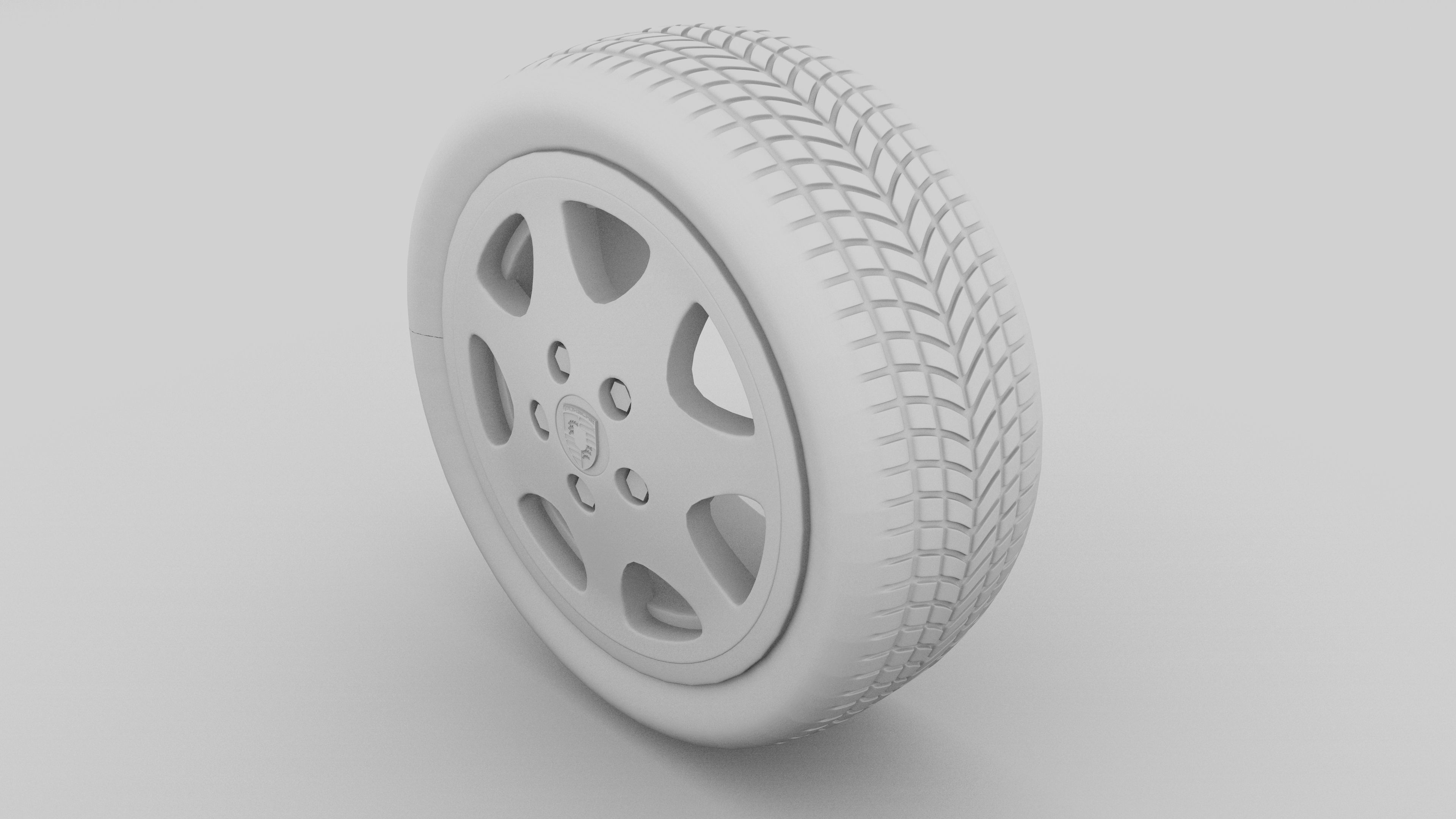 Porsche Wheel 3D model_3