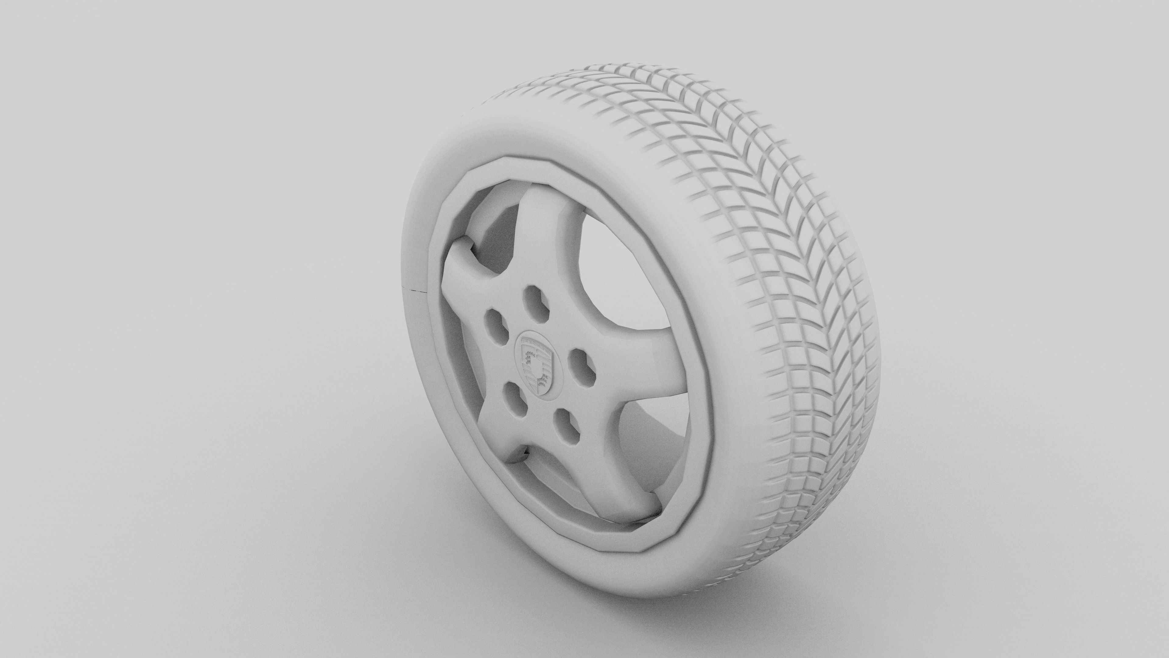 Porsche Wheel 3D model_5