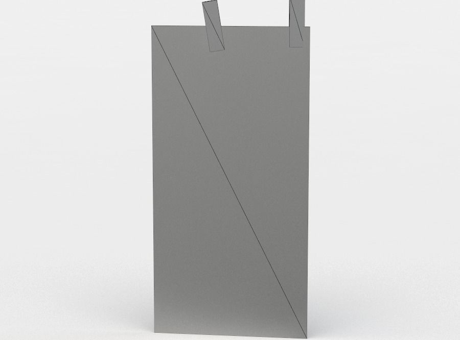 Hanging laundry Low-poly 3D model_3