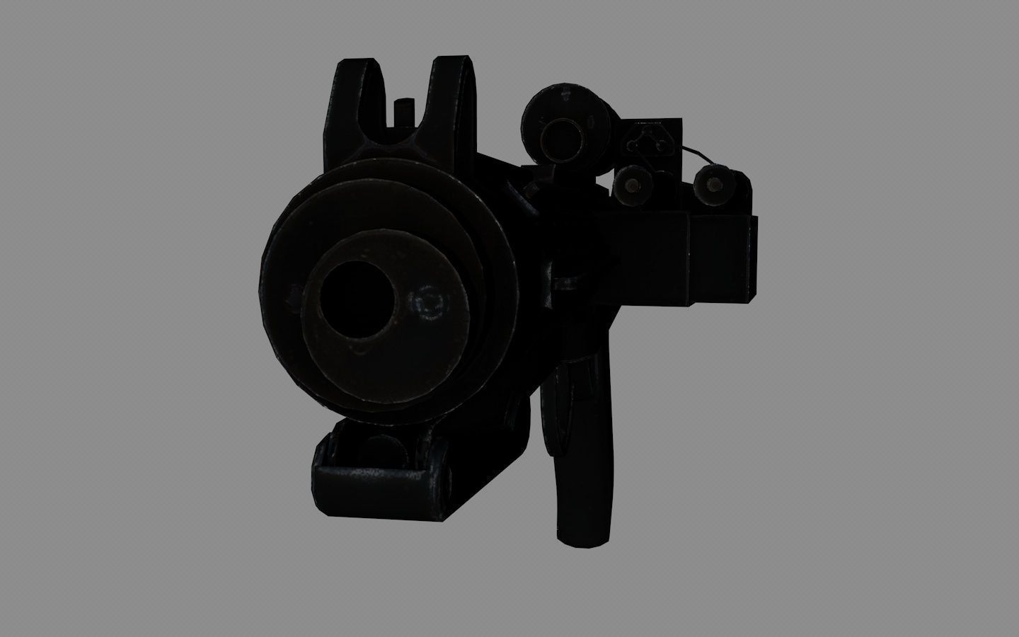 E-11 Blaster Rifle Low-poly 3D model_4