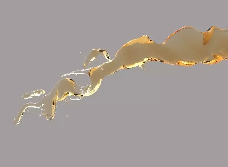 Beer Splash Low-poly 3D model_0