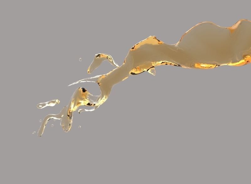 Beer Splash Low-poly 3D model_1