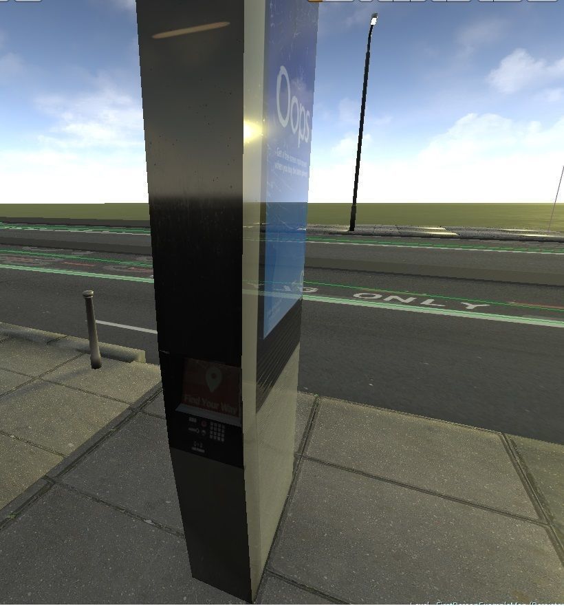 new public phone tablet Low-poly 3D model_2