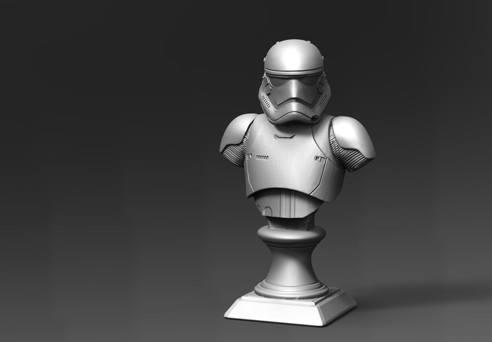1st galaxy trooper Bust Fan Art 3D print model_2