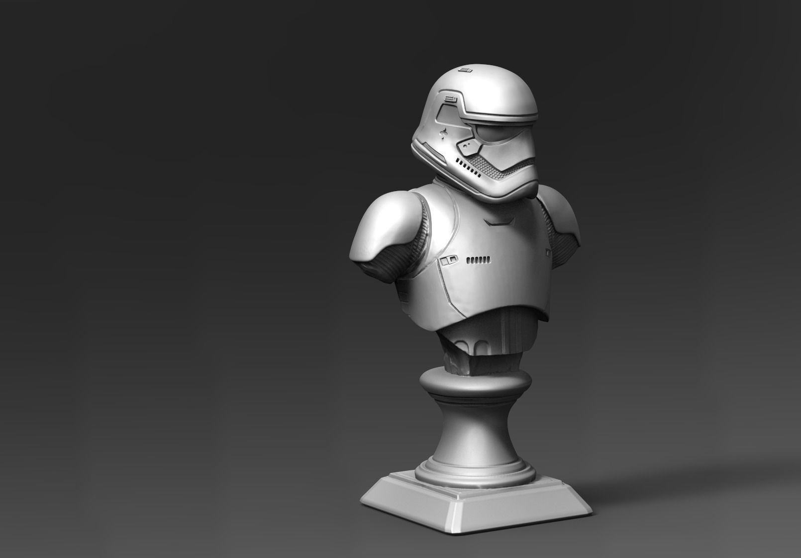 1st galaxy trooper Bust Fan Art 3D print model_3