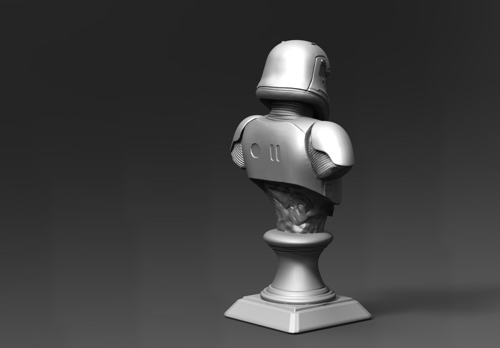 1st galaxy trooper Bust Fan Art 3D print model_4