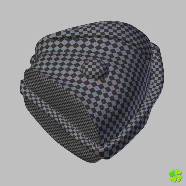 King cake low poly Low-poly 3D model_30