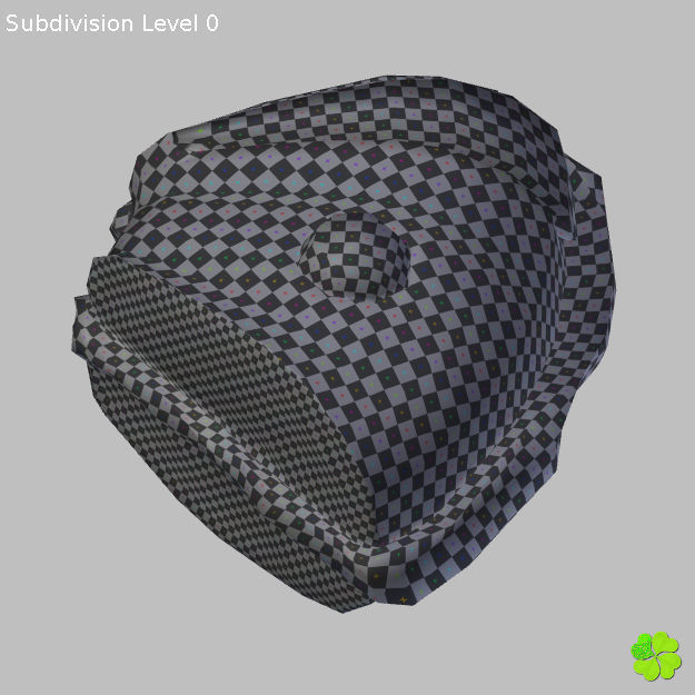 King cake low poly Low-poly 3D model_31