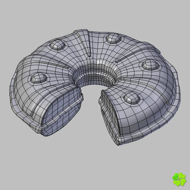 King cake low poly Low-poly 3D model_21