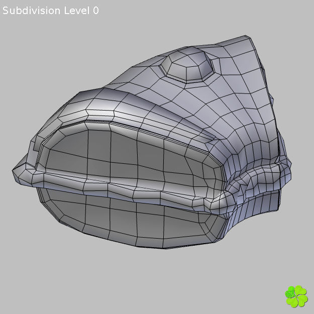 King cake low poly Low-poly 3D model_20