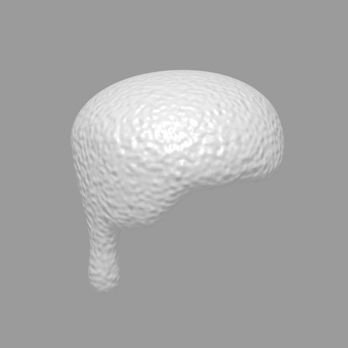 Beer Foam Low-poly 3D model_1