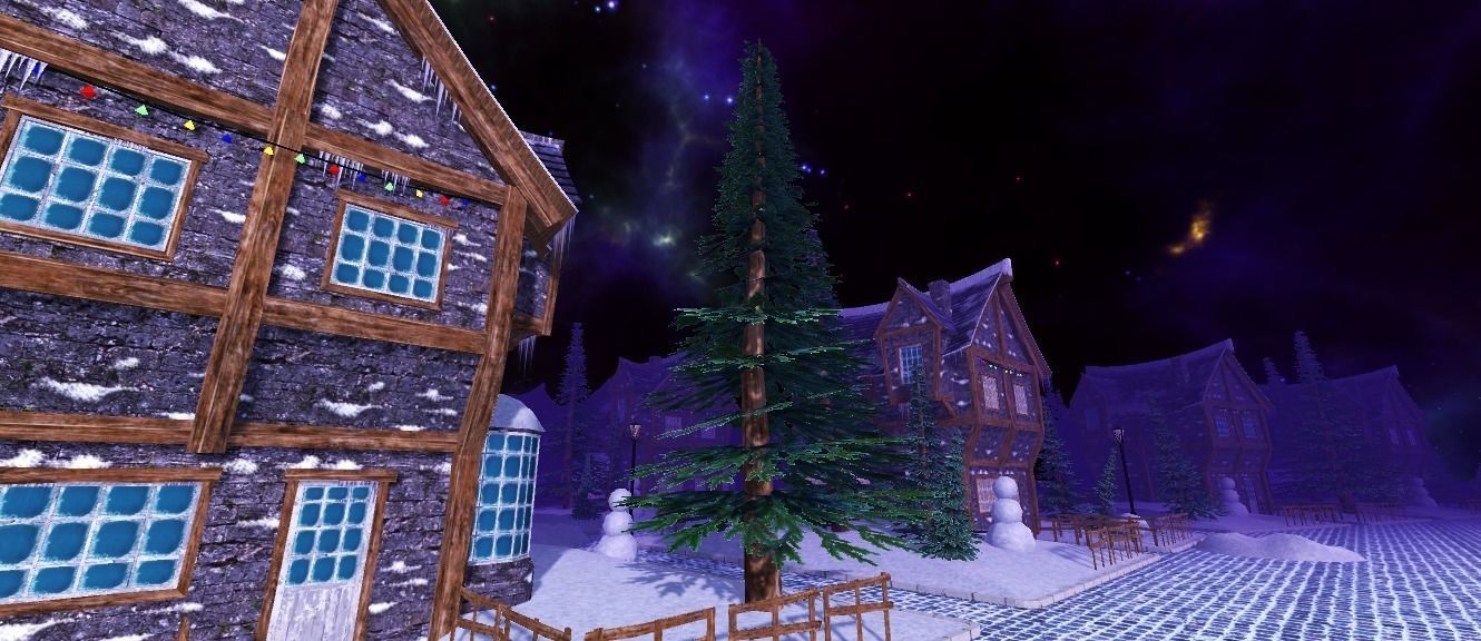 Winter House Low-poly 3D model_16