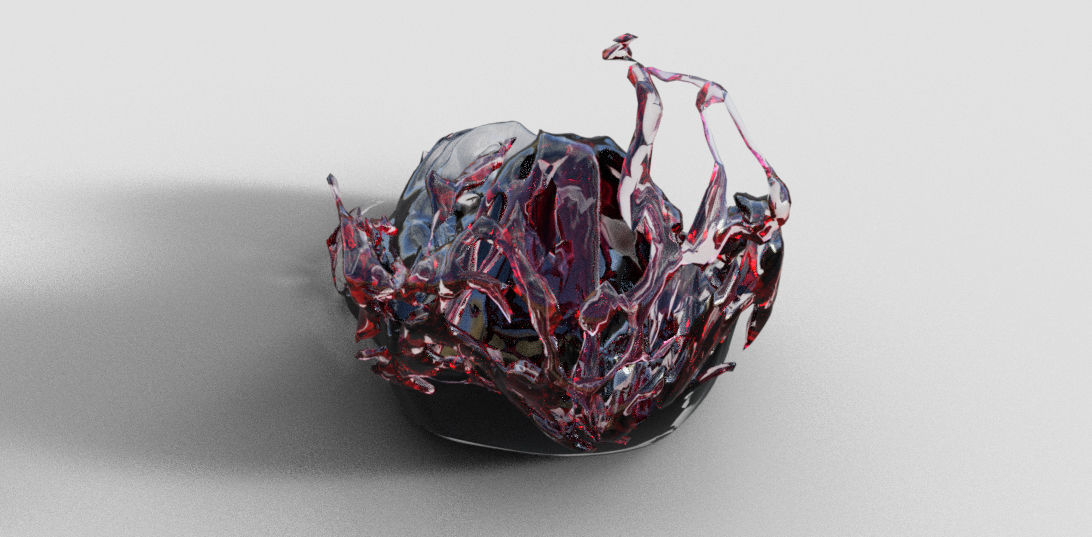 Art Water Low-poly 3D model_3