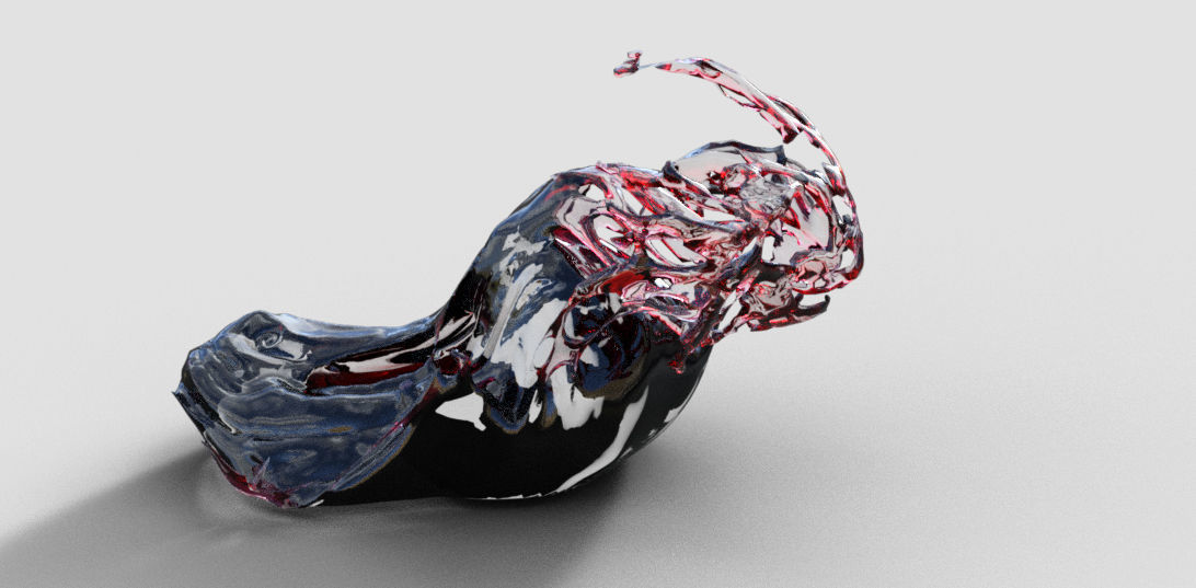 Art Water Low-poly 3D model_1