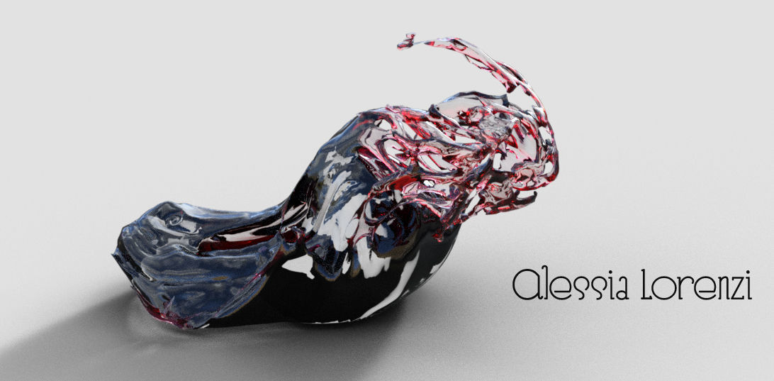 Art Water Low-poly 3D model_8