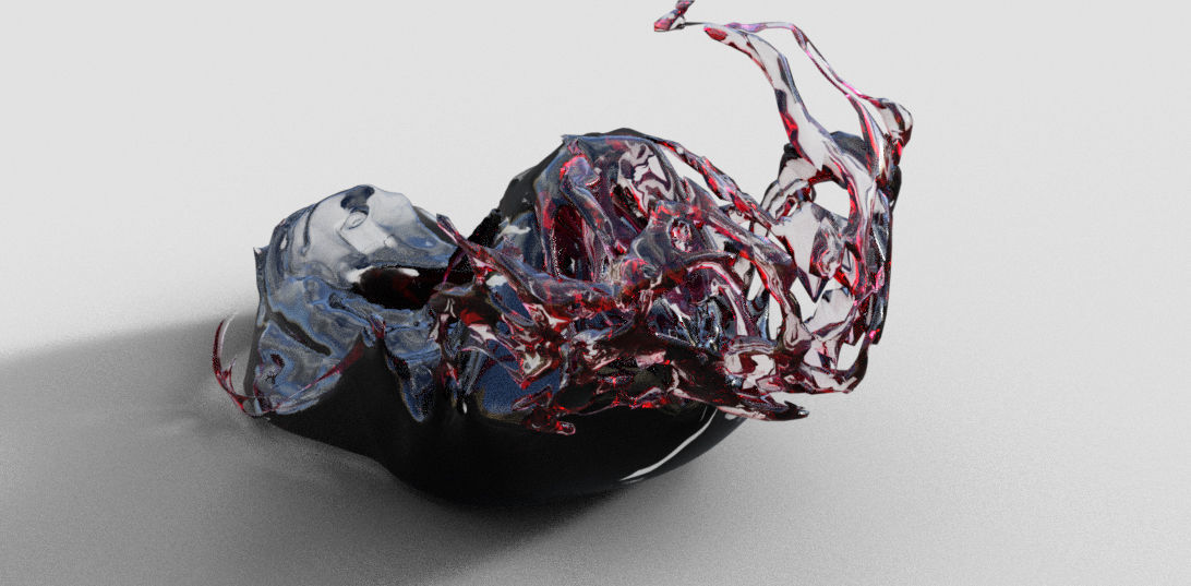 Art Water Low-poly 3D model_2