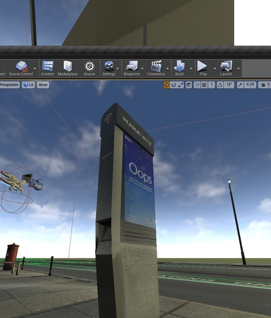 New Public Phone TAblet  3D model_3
