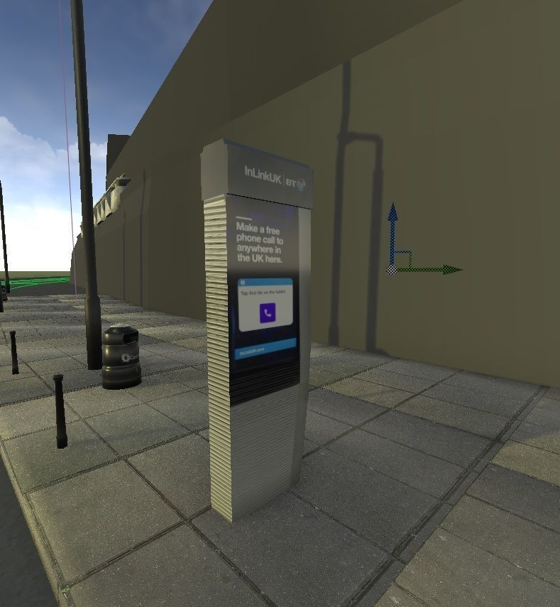 New Public Phone TAblet  3D model_2