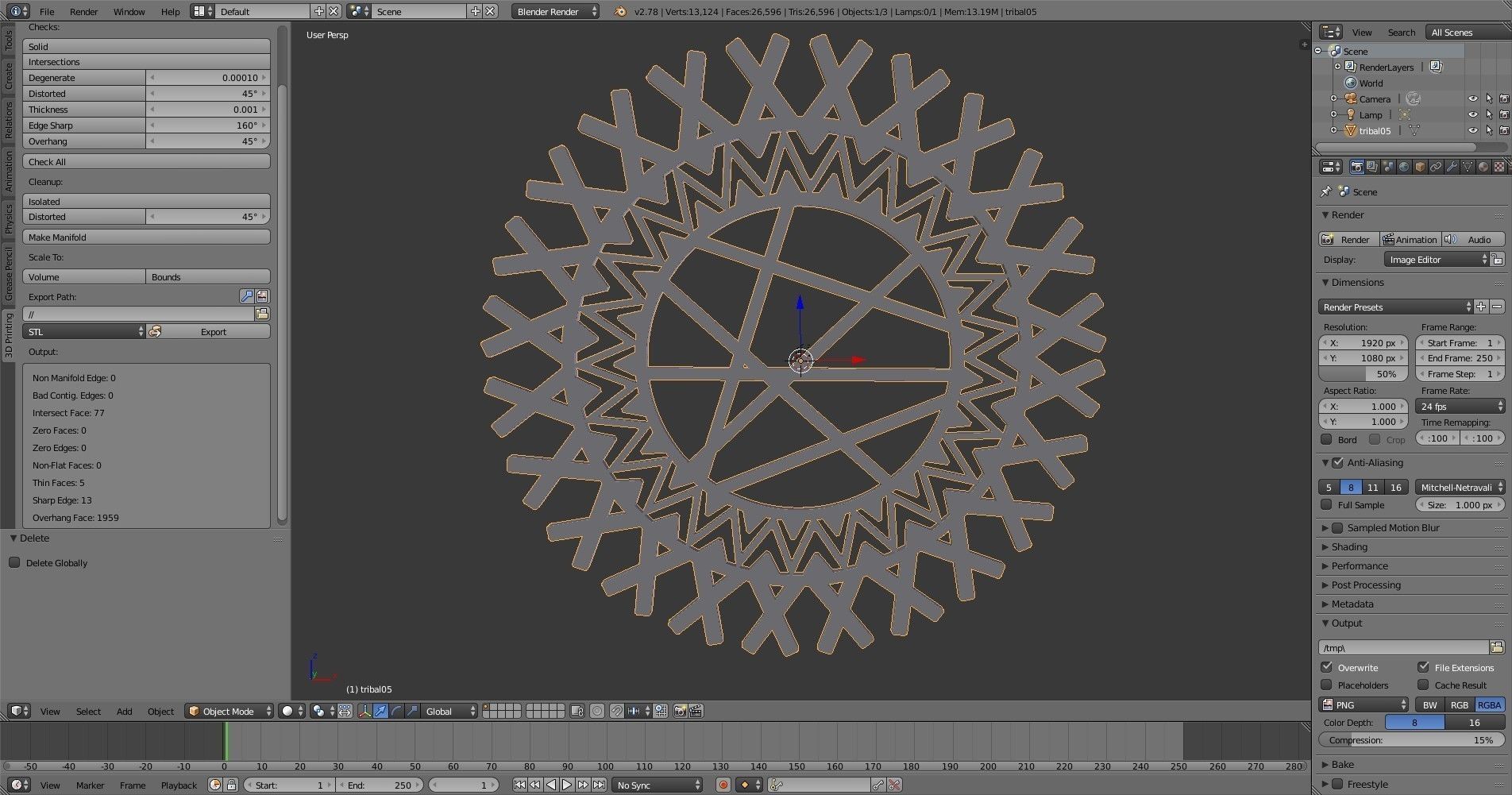 Tribal Tattoo 5 3D print model_4