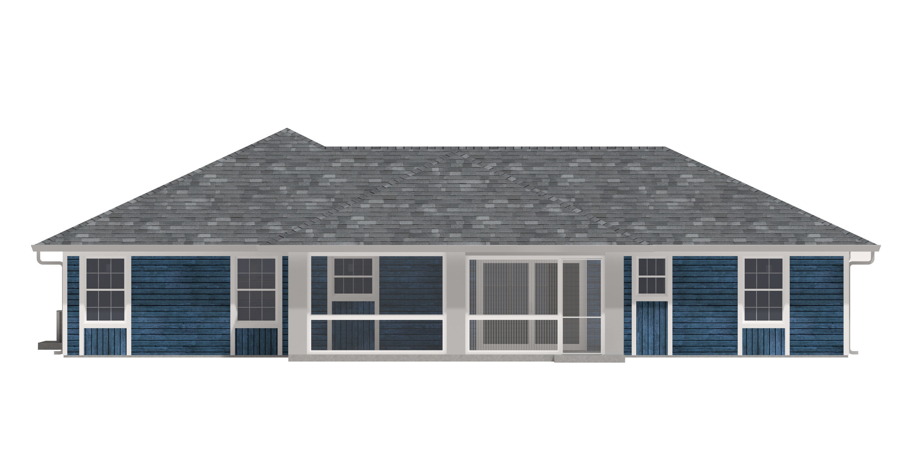 House-028 Low Poly 3D model_8