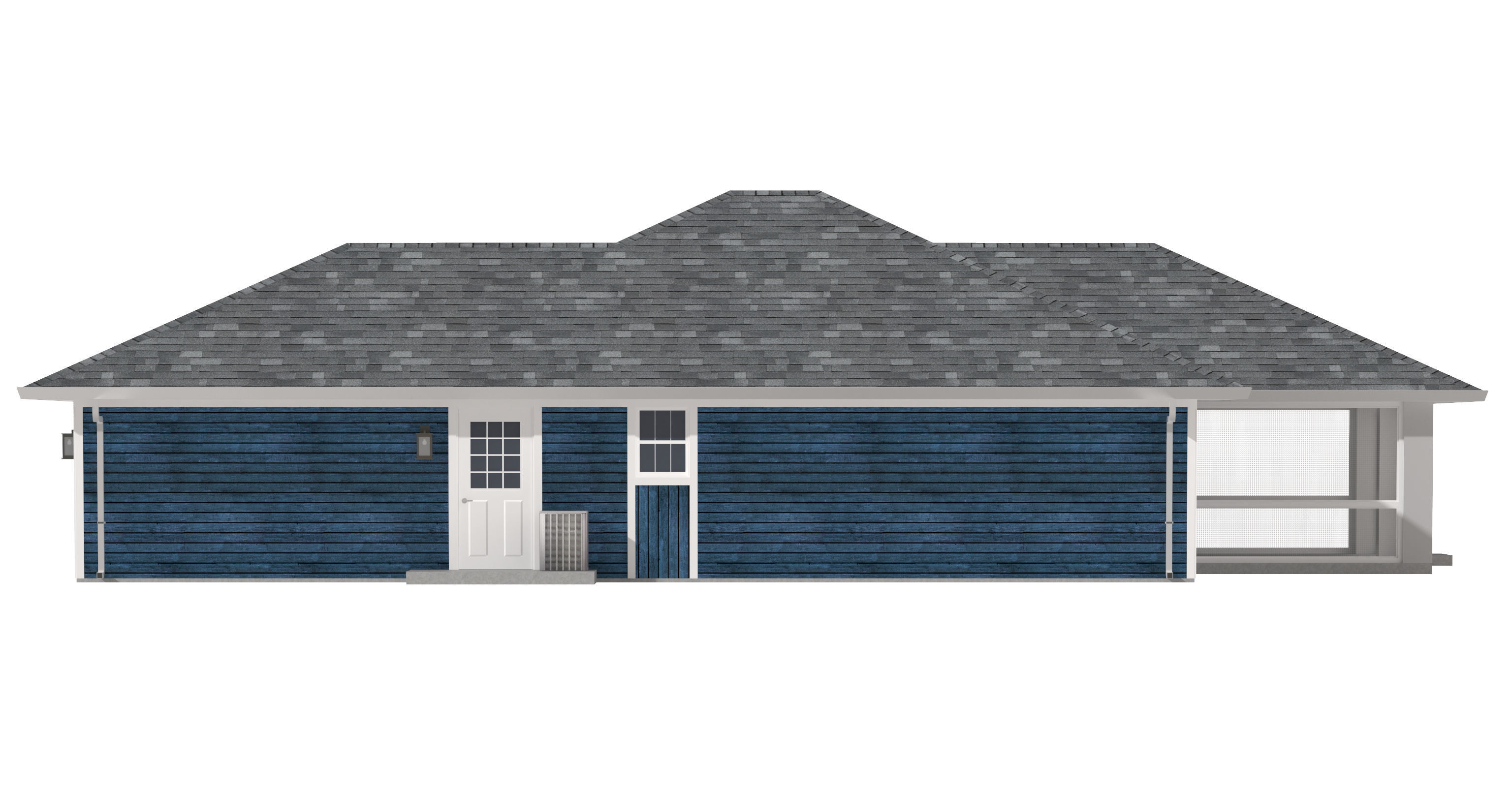 House-028 Low Poly 3D model_7