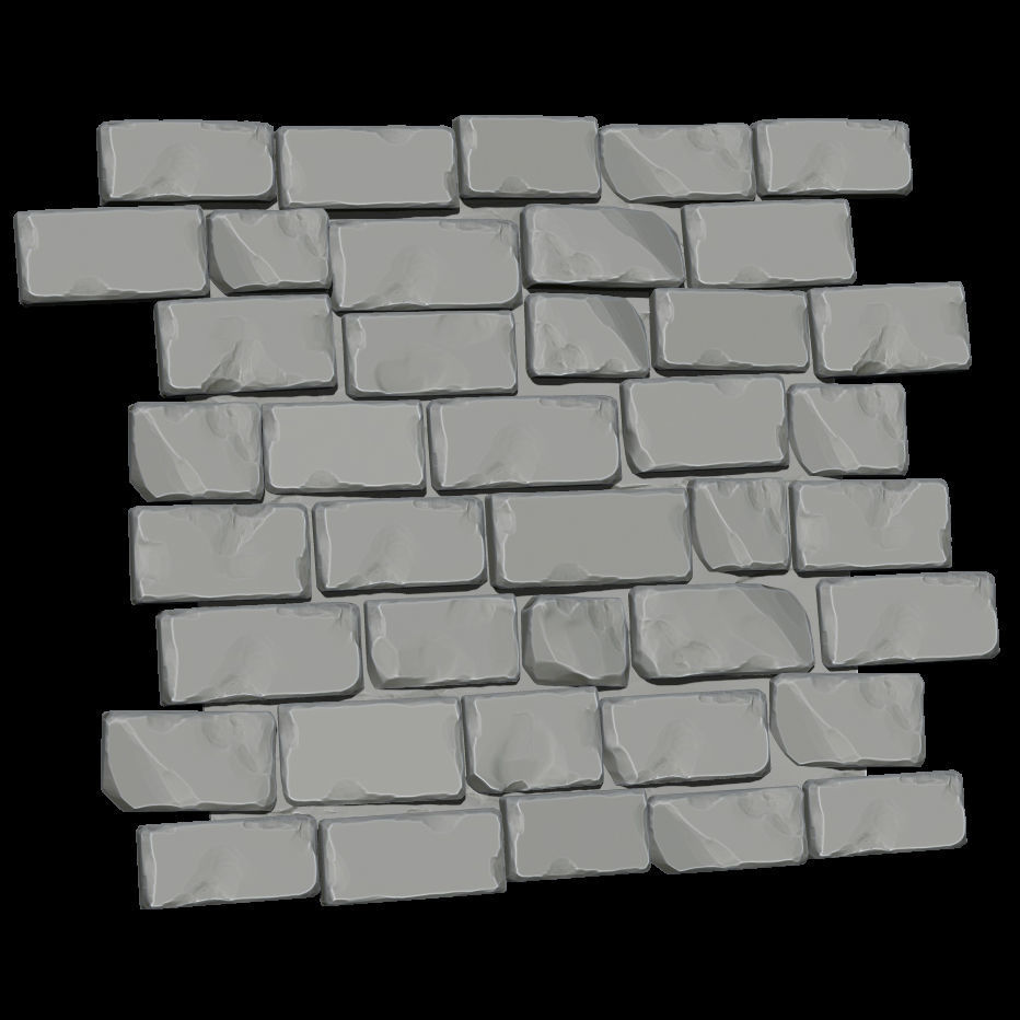 Stylized wall brick Texture_3