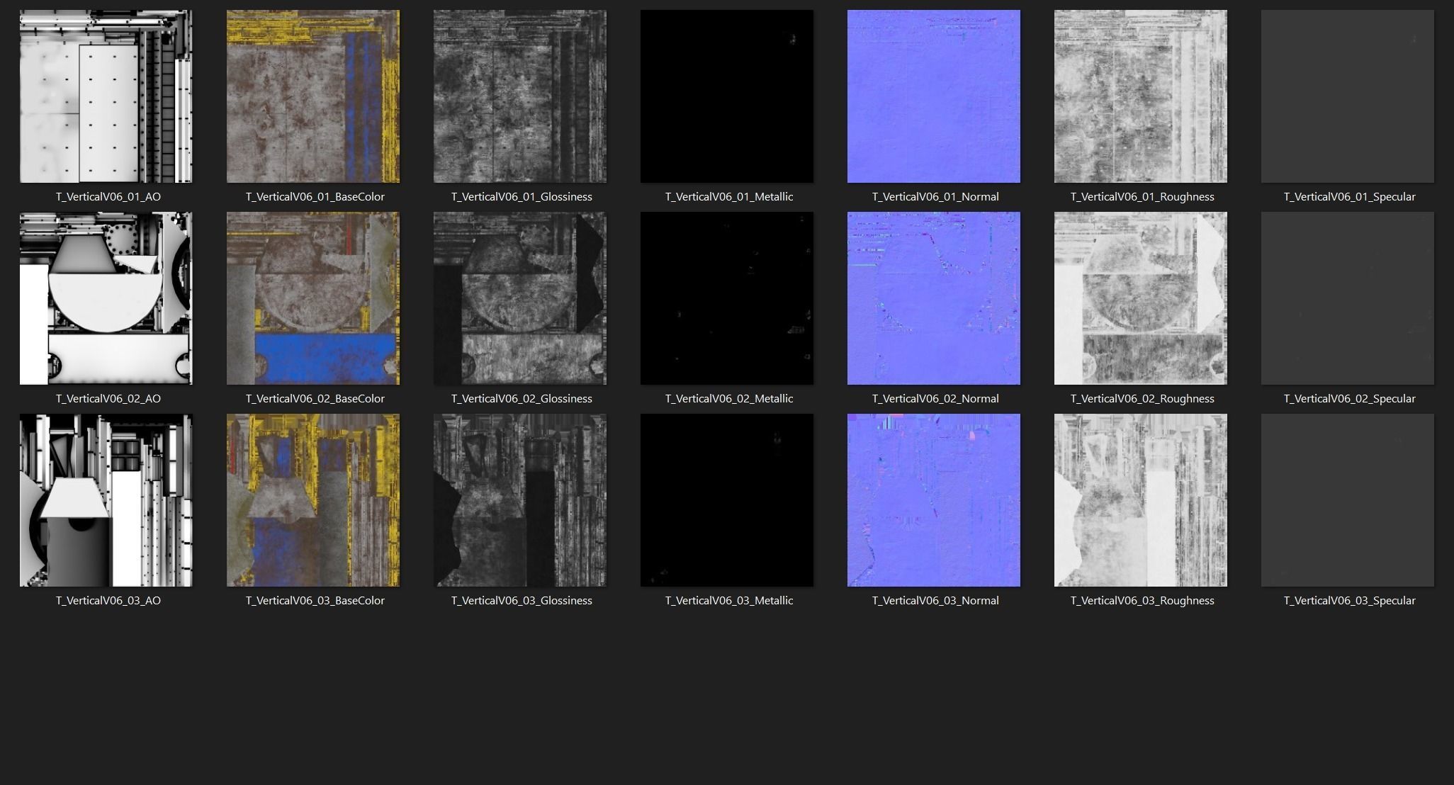 Industrial Vertical Vessel PBR Game Ready Low-poly 3D model_22
