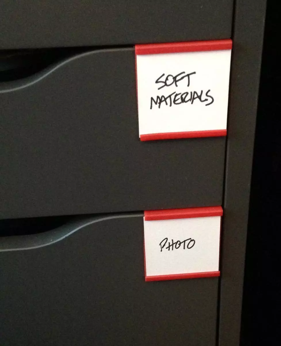 drawer label holder Free 3D print model