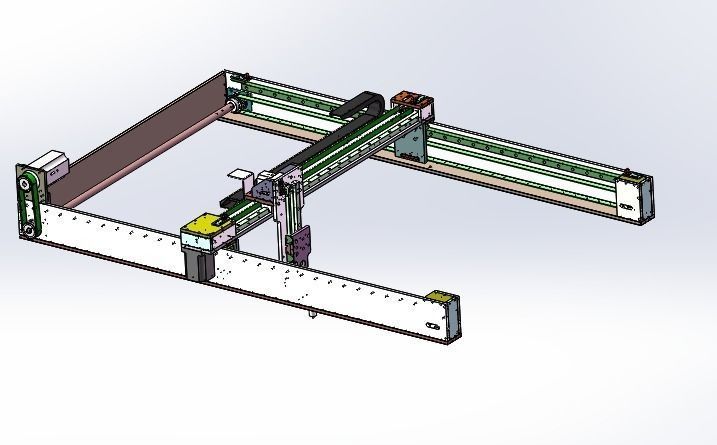 Gantry manipulator 3D model_6