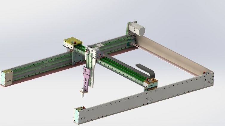 Gantry manipulator 3D model_0
