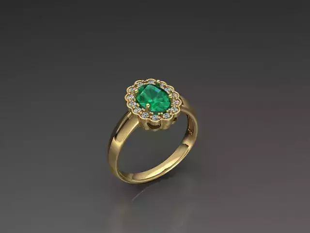 Cluster Marguerite Ring 