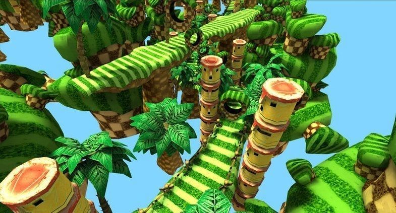 Platformer - Runner Game Level Mobile Ready Low-poly 3D model_3