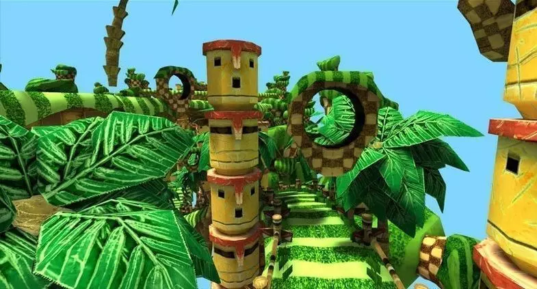 Platformer - Runner Game Level Mobile Ready Low-poly 3D model_0