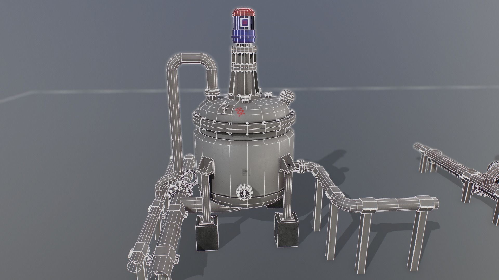 Industrial Vessels PBR PACK Low-poly 3D model_17