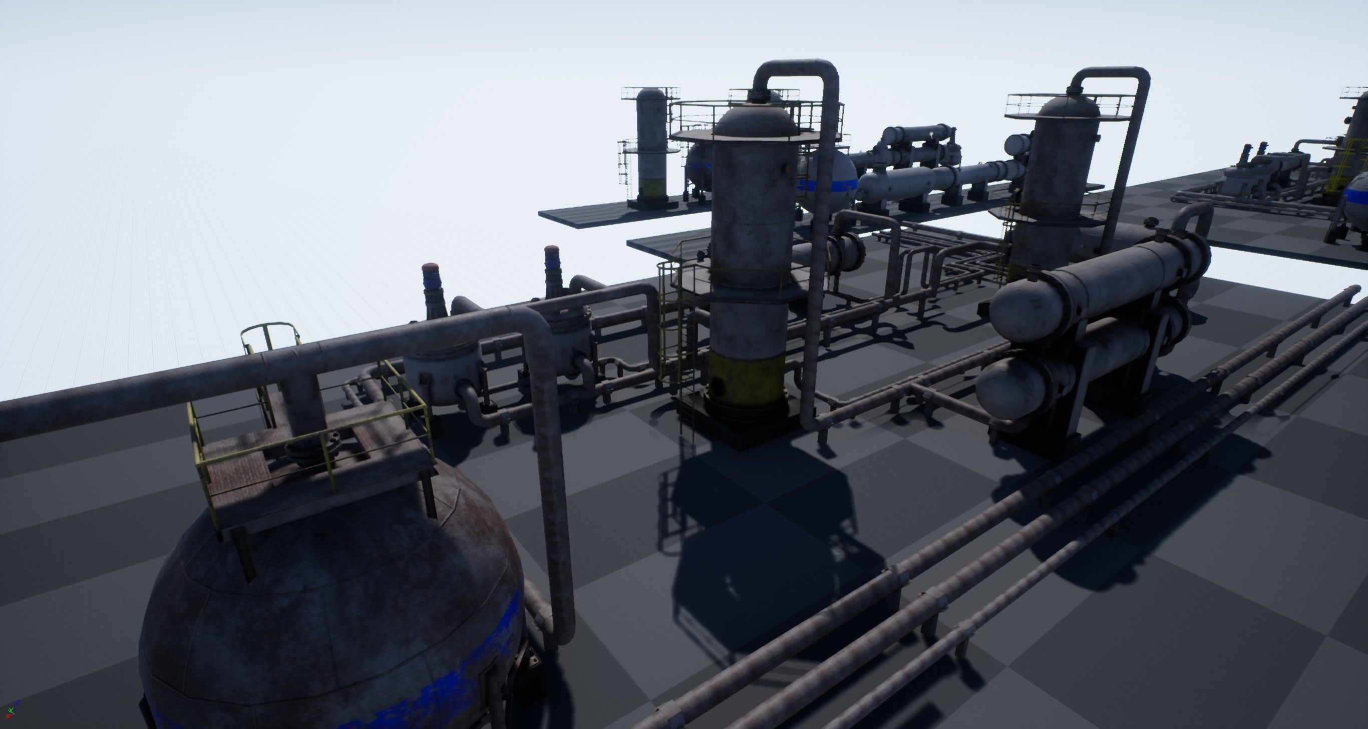 Industrial Vessels PBR PACK Low-poly 3D model_9