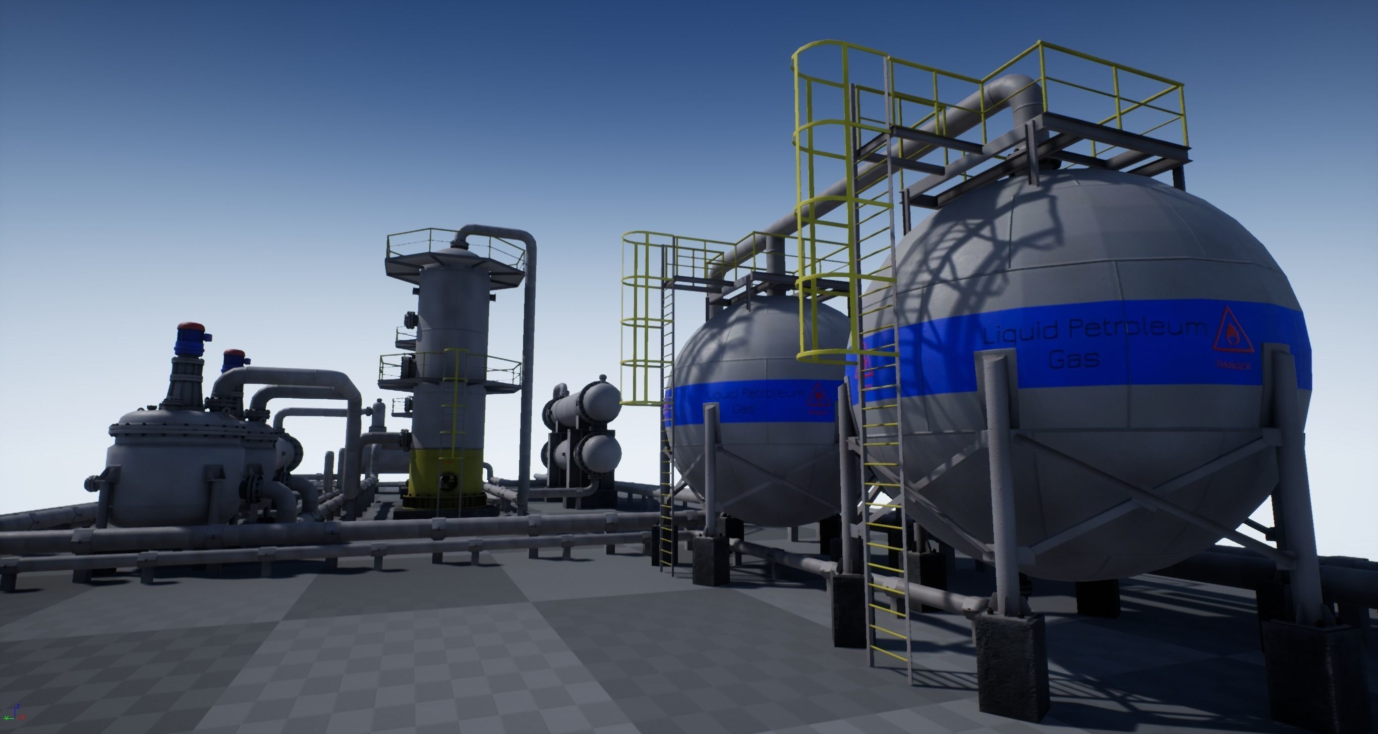 Industrial Vessels PBR PACK Low-poly 3D model_8