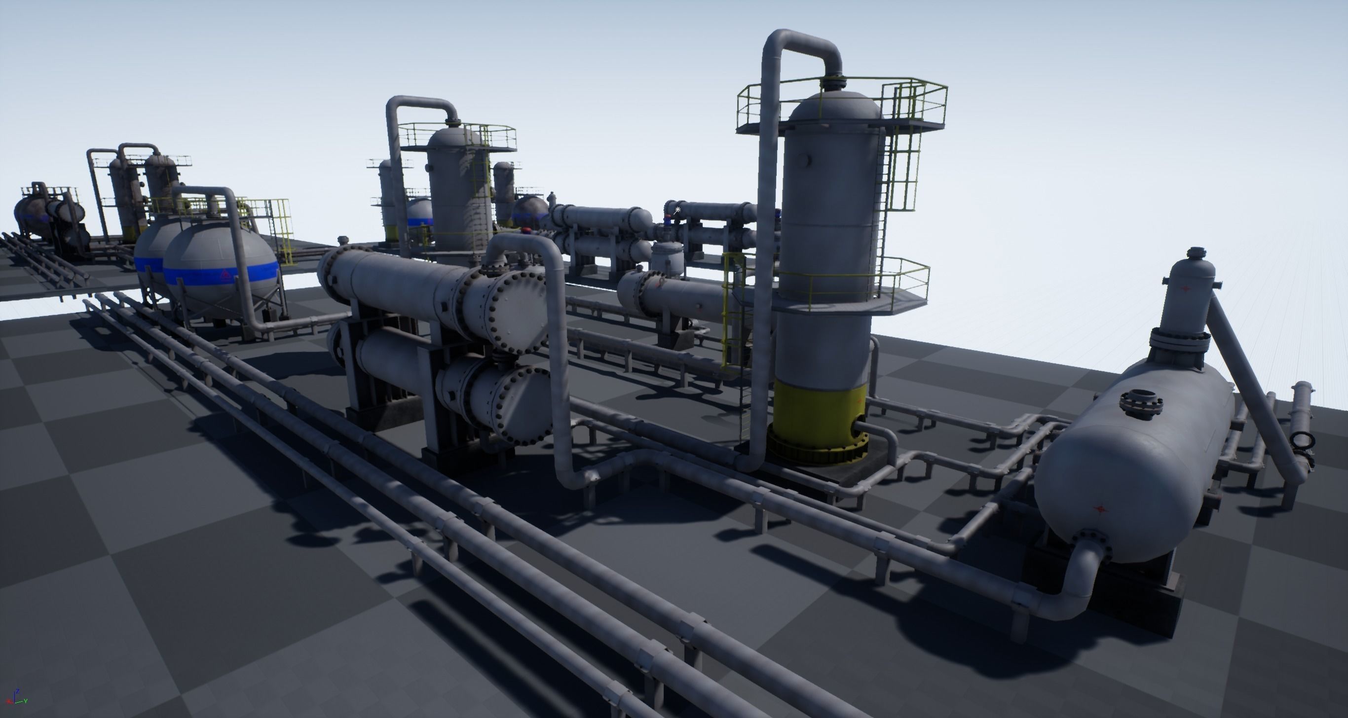 Industrial Vessels PBR PACK Low-poly 3D model_3