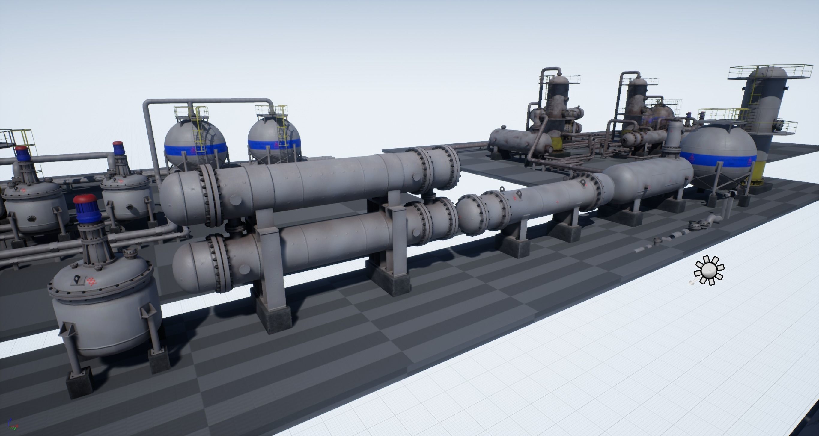 Industrial Vessels PBR PACK Low-poly 3D model_11