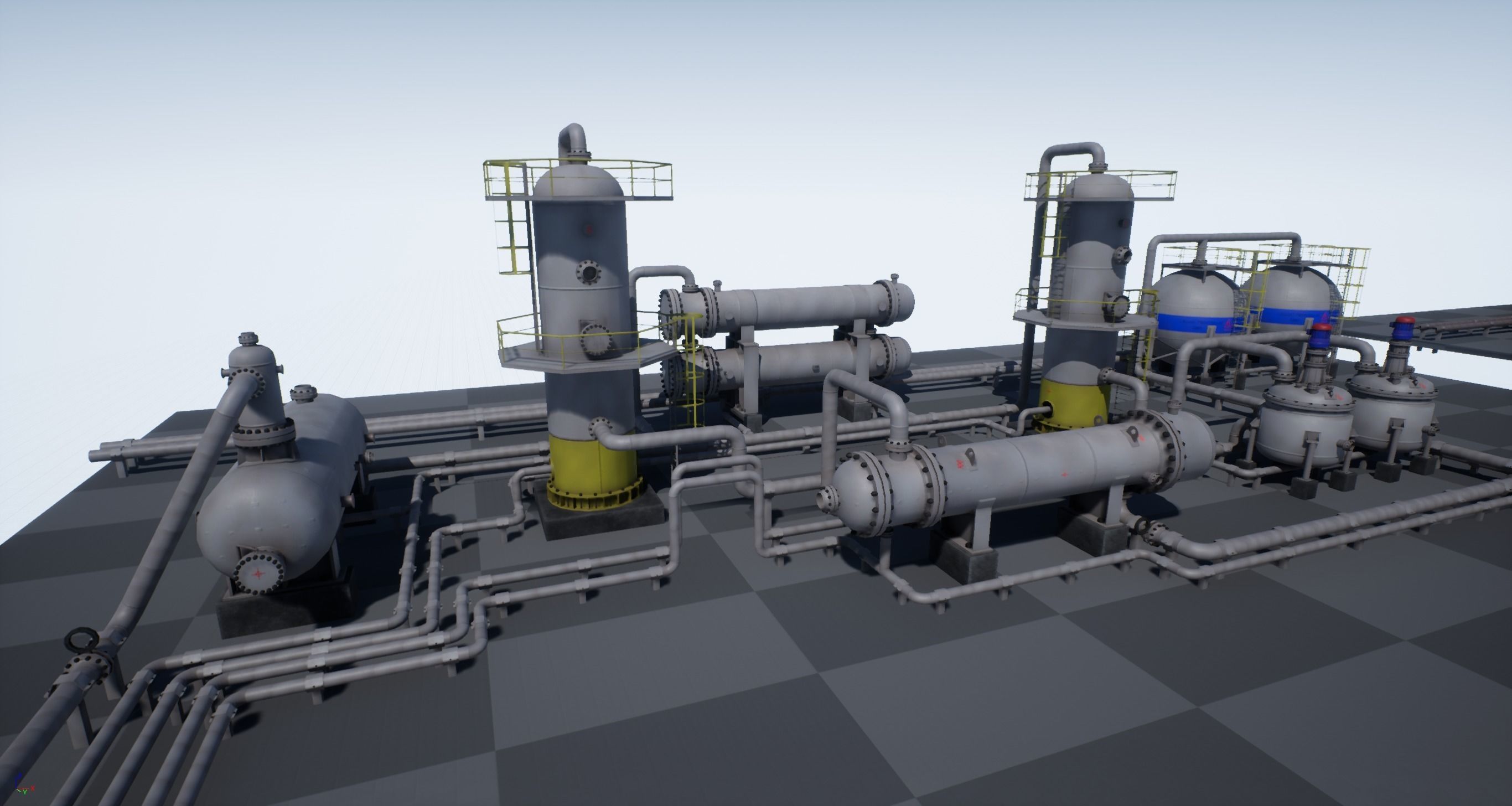 Industrial Vessels PBR PACK Low-poly 3D model_6
